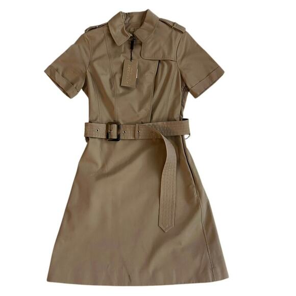 Burberry Belted Mini Trench Dress in Size 4 *NWT* - Picture 2 of 5